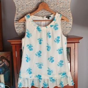 Ann Taylor Sleeveless Chiffon Top